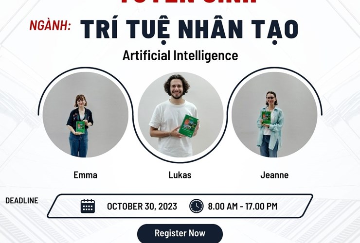 Dong A University enrolls students in major Artificial Intelligence for the academic year 2023-2024