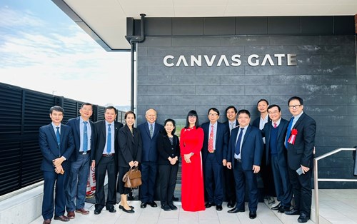 Board of Directors from Dong A University attend the inauguration ceremony of Canvas Gate Japanese Language School