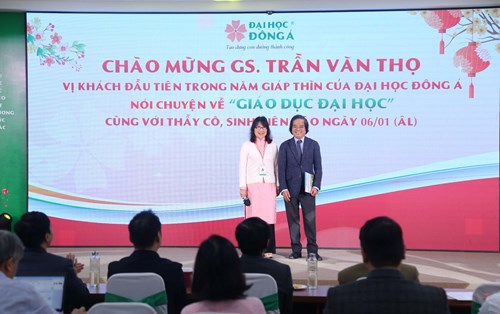 Meeting at the beginning of the year at Dong A University: Professor Tran Van Tho's "firstfoot" with the topic of Higher Education
